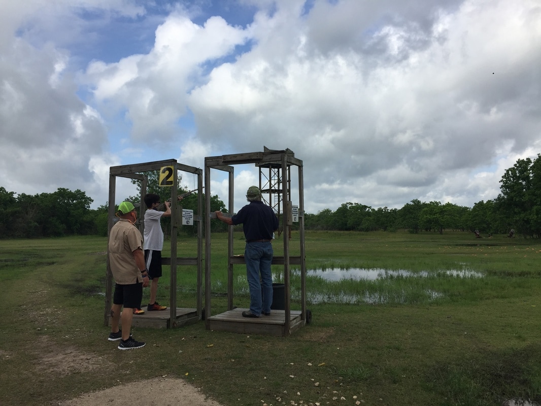 Shooting clay